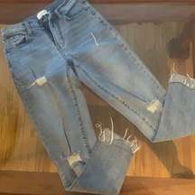 Oliver Logan Crosby boyfriend jeans size 24 ripped jeans