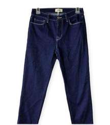 L'agence El Matador high rise blue raw hem skinny jeans size 25