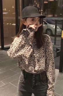 Leopard Shirt Dress 