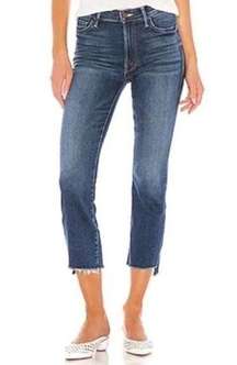 MOTHER The Insider Crop Step Fray Jeans in Sweet & Sassy High Rise 27