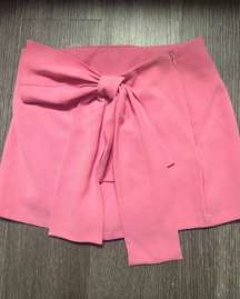 Pink Skort With Bow