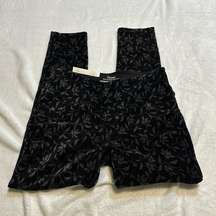 Khakis & Company Classic Apparel Tummy Control Knit Corduroy Leggings Medium