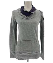 Bench Gray Cowl Neck Pullover Sweatshirt Size S