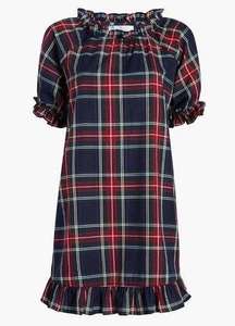 Home Katherine Nap Dress - Plaid XS