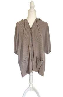 Barefoot Dreams Cozychic Ultra Lite Ribbed Zip Up
Poncho