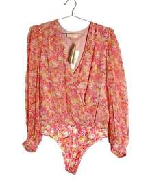 NWT Rococo Sand Faye Bodysuit Top MSRP $249