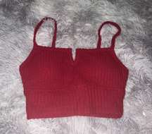 Super Cute  Red Top/Bralette With Padding