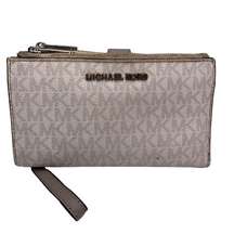 Michael Kors Jet Set Signature Phone Holder Wallet / Wristlet