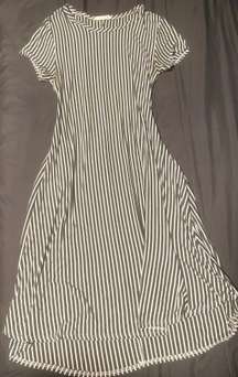 Black And White Stripe Dress