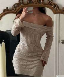 Davids Bridal Bodycon Lacey Gown