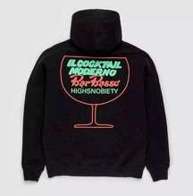 🌺 SOLD OUT!!! Bar Basso x HighsnobietyCocktail Glass Hoodie Black