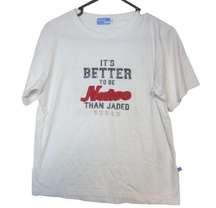 BENCH It’s Better to Be Natural White Short Sleeve Graphic T-Shirt Size S