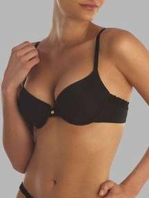 Natori Body Double with Lace Push Up Bra Black size 34A