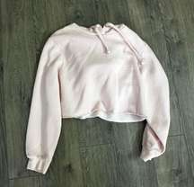 Pink Hoodie Crop Top