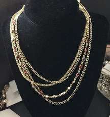 Dkny 4 layer necklace