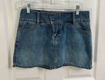 Mini Denim Skirt