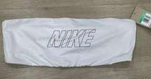 Nike Logo Bandeau Bikini Top Women's Size XL Printed Swoosh