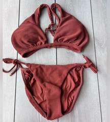 Vix Paula Hermanny Bikini in espresso NWOT large