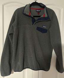 Gray Synchilla Fleece Pullover