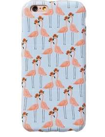 NEW Anthropologie Kendra Dandy Artist Flamingos IPhone Case 6/6s