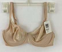 Liz Claiborne Ultra Smooth Molded Underwire Bra 36C Nude Style 4406 NWT