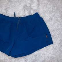 Patagonia women’s Baggies Shorts Blue Hiking Bottoms size XS with Pockets