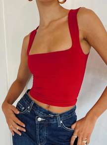 Zoe red tank