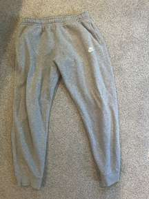 Gray Cuffed Sweatpants