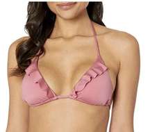 Soluna 2 Piece Hipster Swim Bikini Top & Bottom Mulberry Pink Small NWT $108