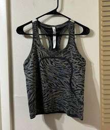 Lululemon Swiftly Tech Racerback Tank 2.0 Size 6 Primal Clash Grey