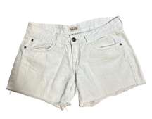 Denim Jean Shorts White Junior 11