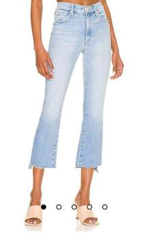 MOTHER Insider Crop Step Fray Jeans