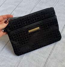 Tommy Hilfiger NWOT black wristlet.