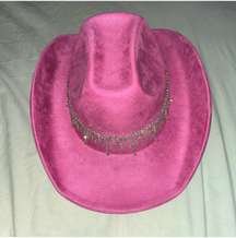 Pink cowboy hat 