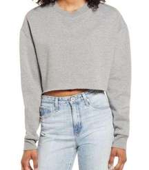 Socialite Crop Sweatshirt Grey
Crew Neck XL Nordstrom NWT