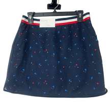 LADY HAGEN GOLF SKORT WOMENS SIZE S CONTRAST TRIM STARS PATRIOTIC TENNIS 50 UPF