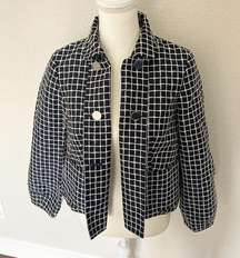 Banana Republic Checkered Blazer Coat