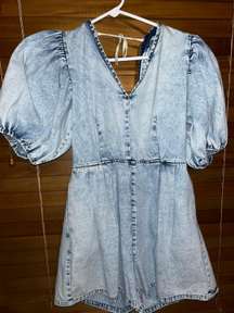 Denim Romper