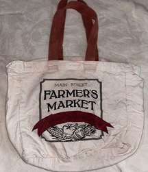 Farmer's Market Canvas Tote