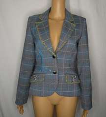 Spy Exchange Vintage Plaid Jacket Blazer Feed Life