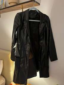 Leather Trench Coat