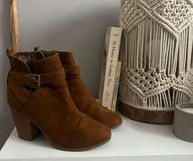 Like New  Brown Booties Size 7