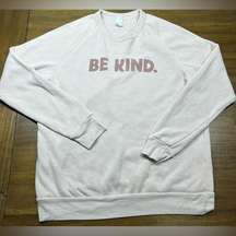 August Ink Sweaters | Be Kind Crewneck | Color: Pink | Size: L