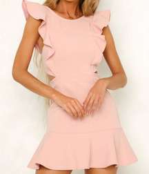 Blush Pink Mini Dress