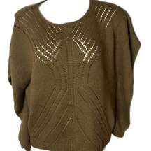 Brown Chicos Sweater Poncho -style Short Sleeve