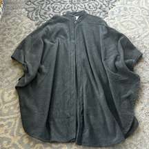 Vintage Anthony Richards Fleece Cape Gray One Size