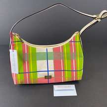 Frances Valentine Laura Bermuda Plaid Hobo Bag