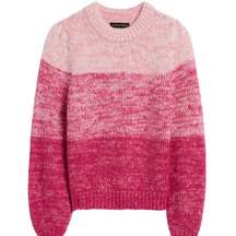 pink ombré sweater