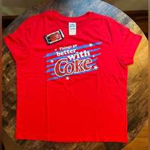 Coca Cola womens graphic tee. Coke brand by Freeze New York. Size: XL