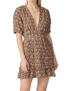 The East Order Alix Mini Paisley Dress M